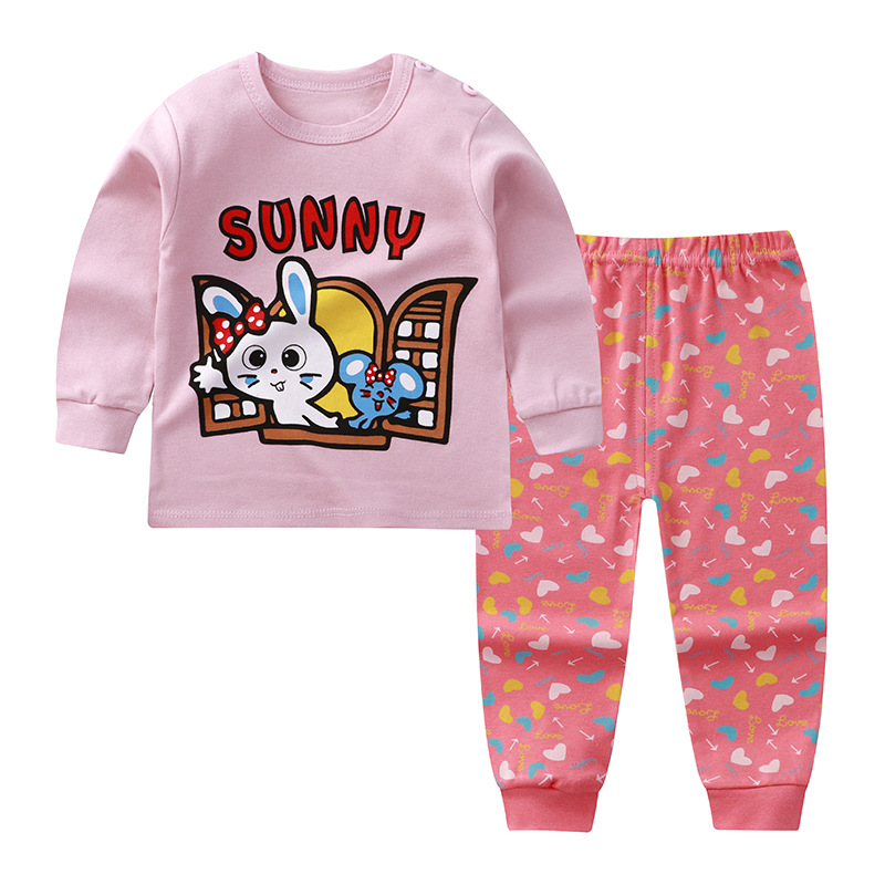 Baby Clothing Patterns - مجموعة ملابس أطفال منزلية طويلة جونز