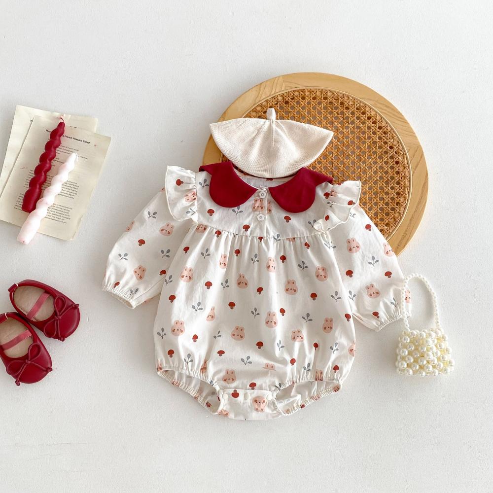 Baby Clothing High Quality - بدلة أطفال مطبوعة على شكل أرنب