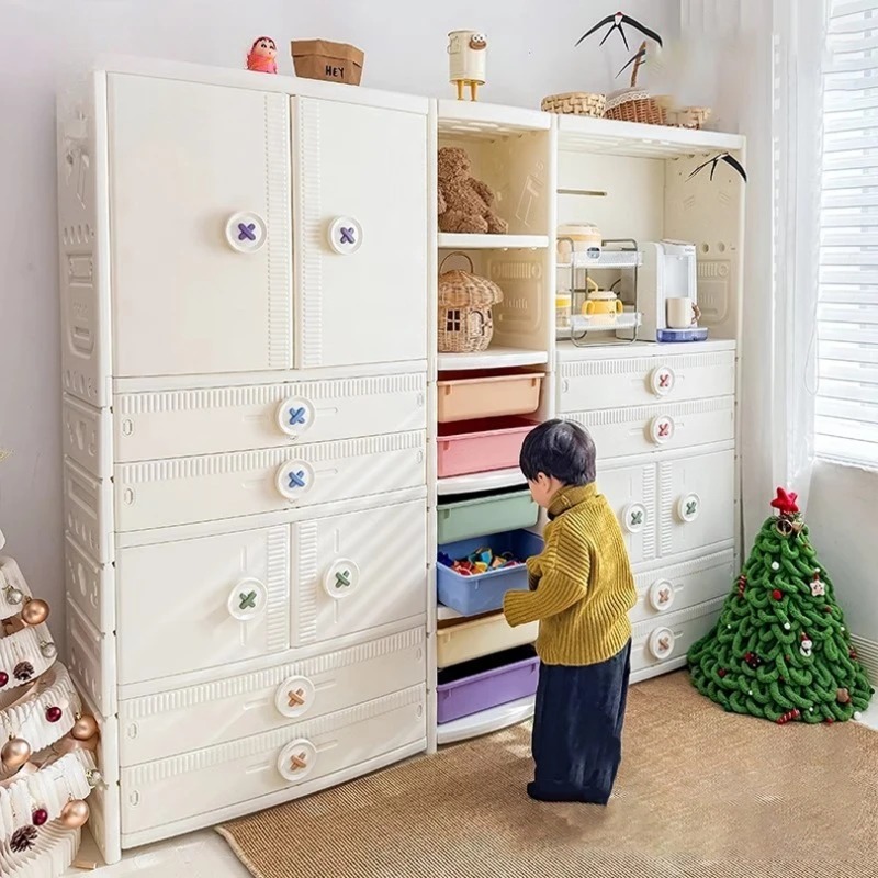 Baby Clothing Wardrobe - أثاث ملابس الأطفال لعبة رف خزانة