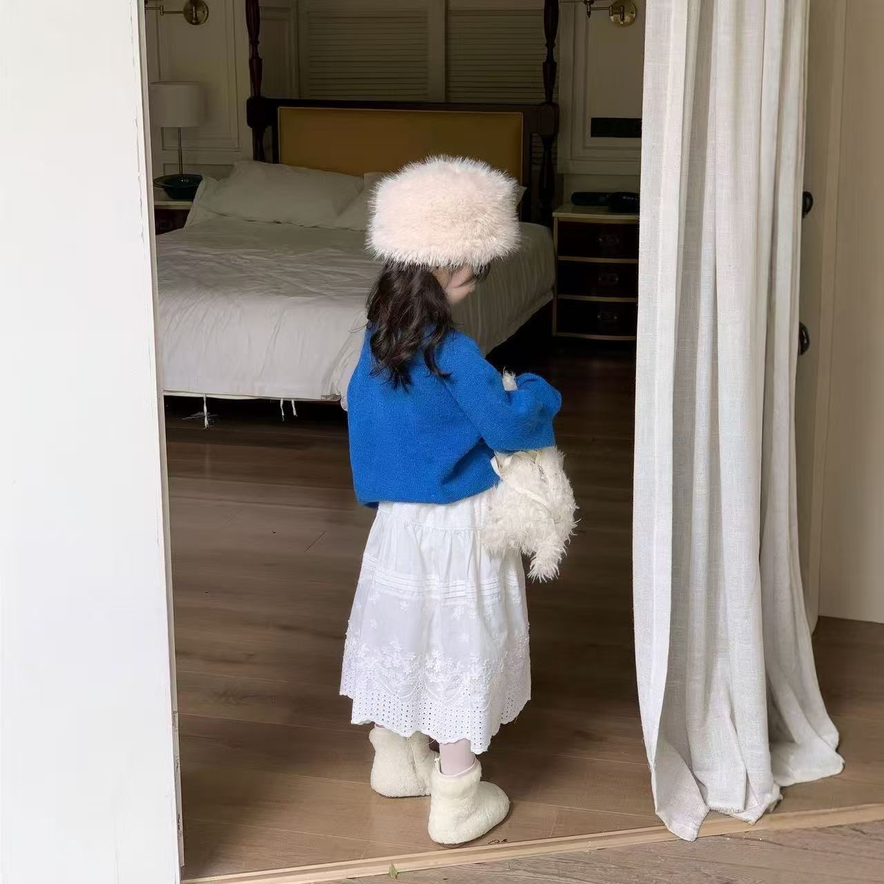 Baby Clothing Jumpers - سترة محبوكة للبنات الصغيرات لفصلي الربيع