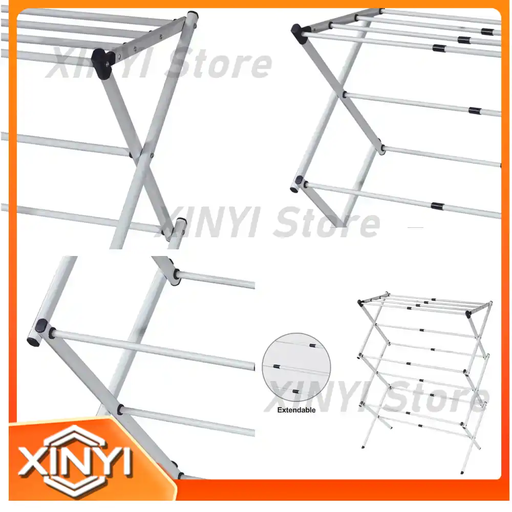 Baby Clothing Drying Rack - حامل ملابس قابل للطي للأطفال، رف
