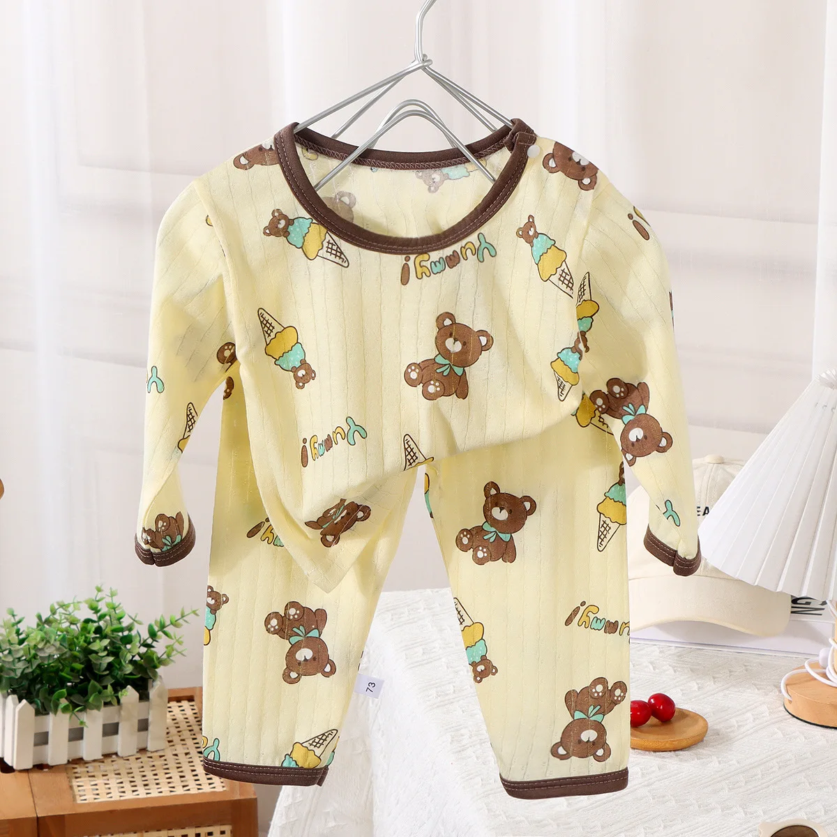 ملابس منزلية قطنية جديدة للأطف - مراجعة Baby Clothing Crochet وسعره