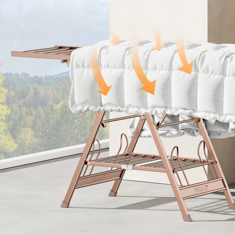 شماعة قابلة للطي للفصول الأربع - مراجعة Baby Clothing Drying Rack وسعره