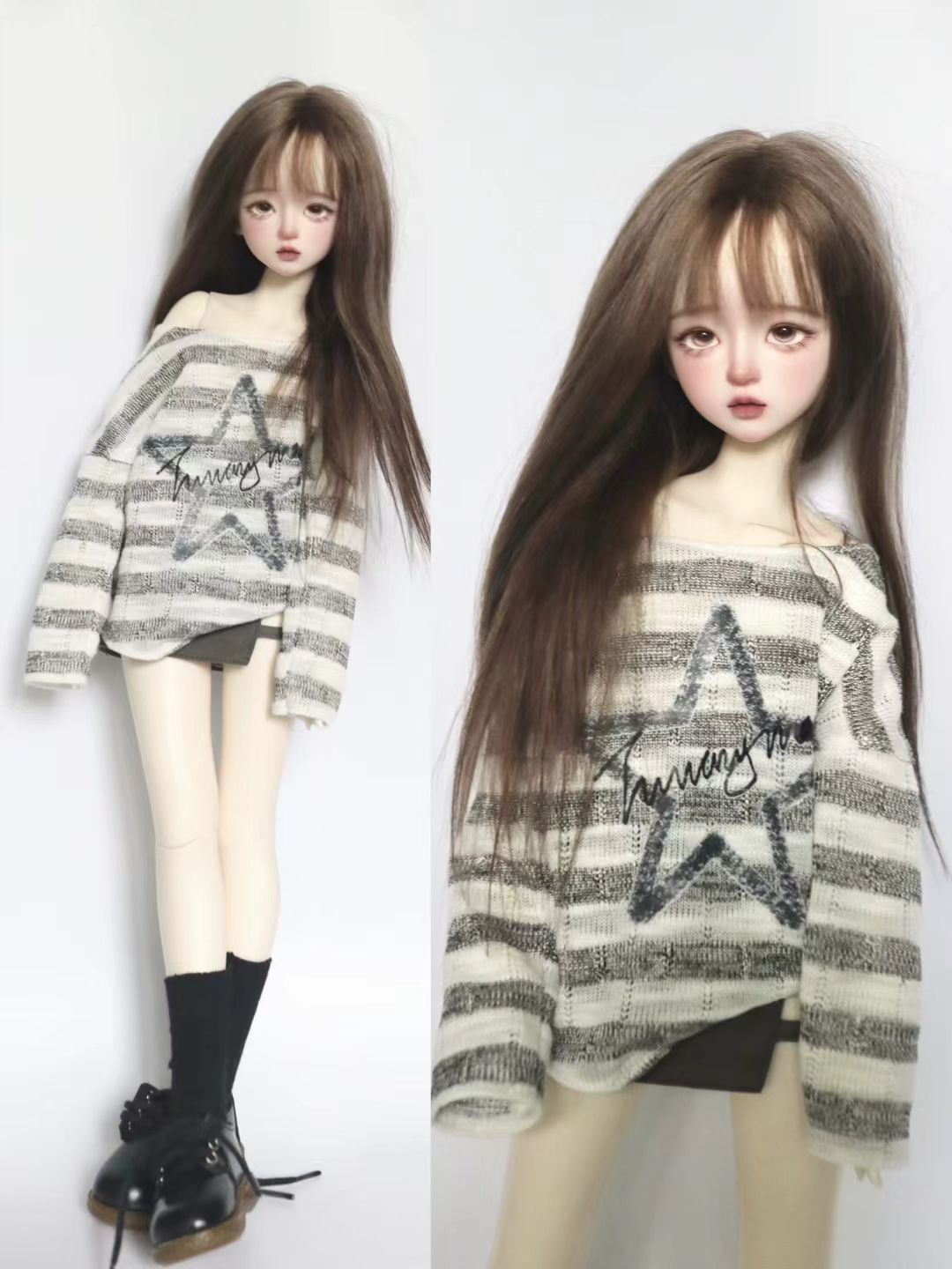 ملابس دمى BJD مقاس 1/4، ملابس  - مراجعة Baby Clothing Crochet وسعره