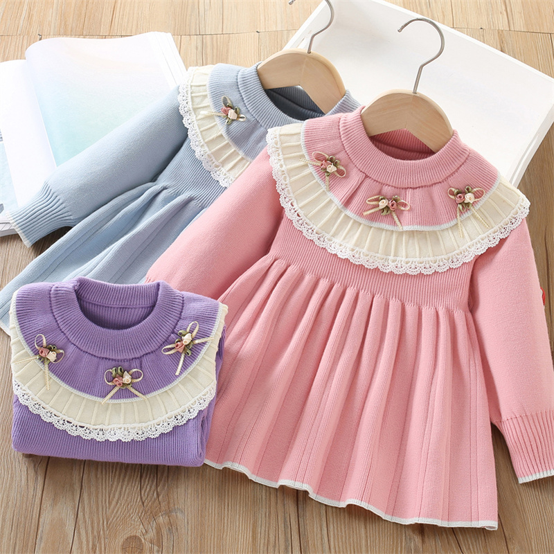 طفل الفتيات فستان محبوك الأطفا - مراجعة Baby Clothing Jumpers وسعره
