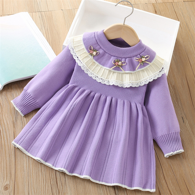 طفل الفتيات فستان محبوك الأطفا - مراجعة Baby Clothing Jumpers وسعره