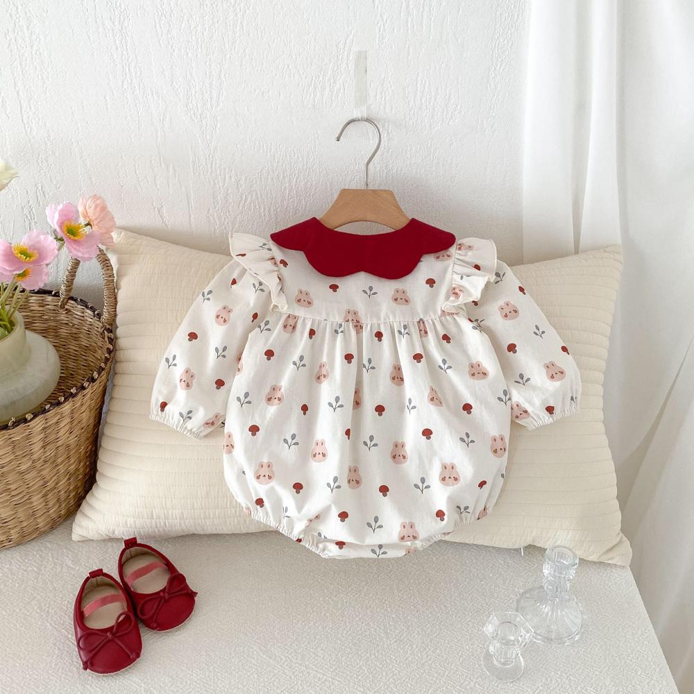 بدلة أطفال مطبوعة على شكل أرنب - مراجعة Baby Clothing High Quality وسعره