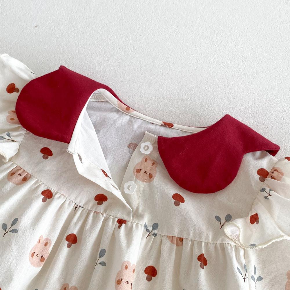بدلة أطفال مطبوعة على شكل أرنب - مراجعة Baby Clothing High Quality وسعره