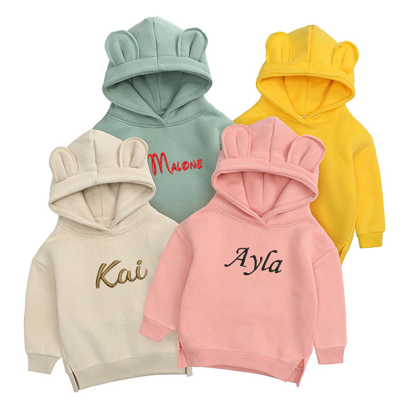 مطرزة الدب هوديي للأطفال ، شخص - مراجعة Baby Clothing Jumpers وسعره