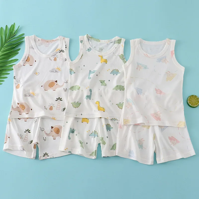 بدلة صيفية للأطفال من القطن وا - مراجعة Baby Clothing Patterns وسعره