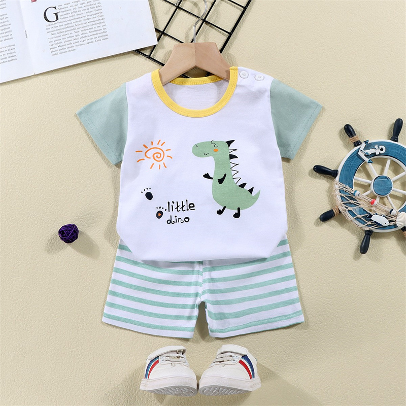 القطن تيز + السراويل 2 قطعة طق - مراجعة Baby Clothing Patterns وسعره