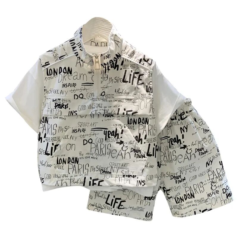 طقم تي شيرت وشورت قصير للأطفال - مراجعة Baby Clothing Drawing وسعره