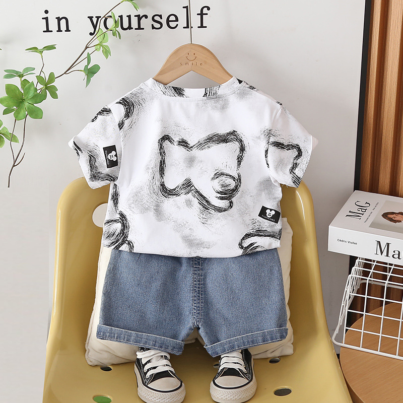 طقم ملابس صيفي للأولاد الصغار  - مراجعة Baby Clothing Drawing وسعره