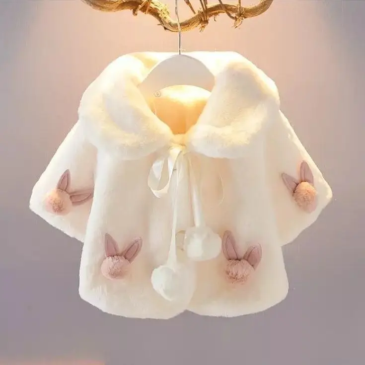 عباءة أطفال عباءة فرو مقلدة ،  - مراجعة Baby Clothing Crochet وسعره
