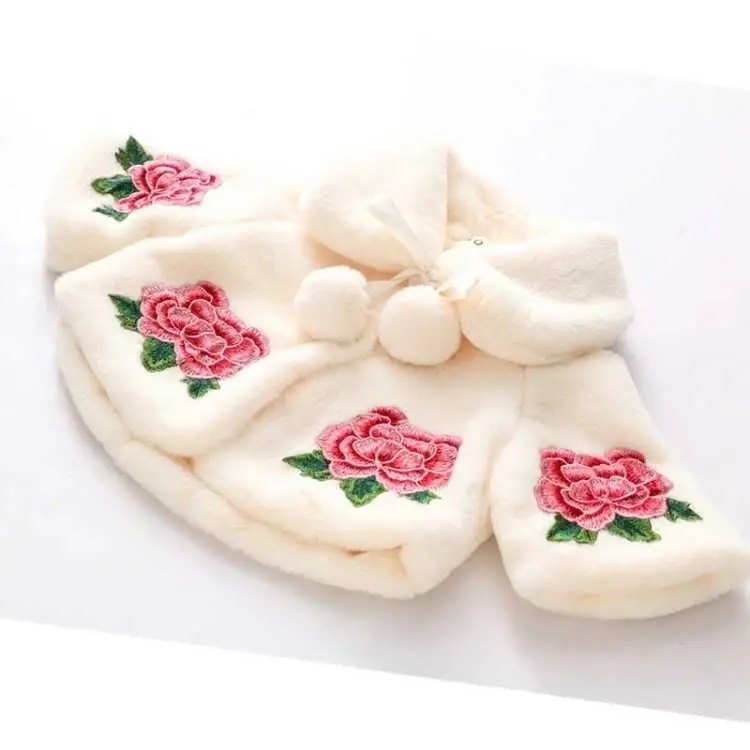عباءة أطفال عباءة فرو مقلدة ،  - مراجعة Baby Clothing Crochet وسعره