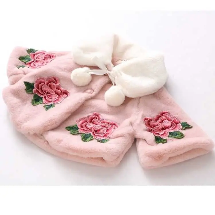 عباءة أطفال عباءة فرو مقلدة ،  - مراجعة Baby Clothing Crochet وسعره