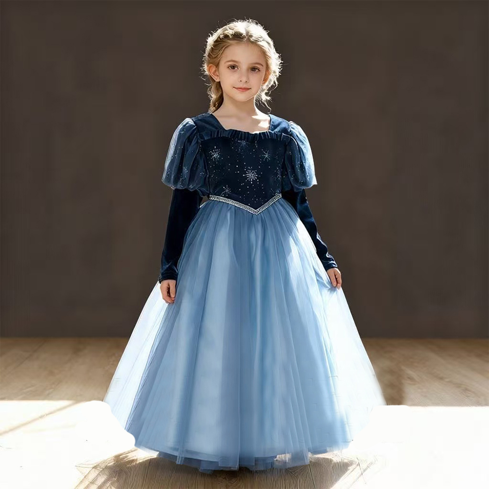 فستان أميرة للربيع/الخريف مبطن - مراجعة Baby Clothing Patterns وسعره