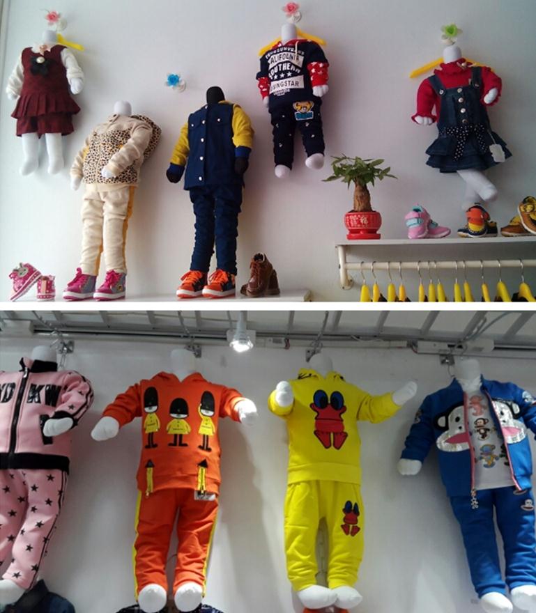 1 قطعة الارتفاع 85 سنتيمتر بني - مراجعة Baby Clothing Display Stand وسعره