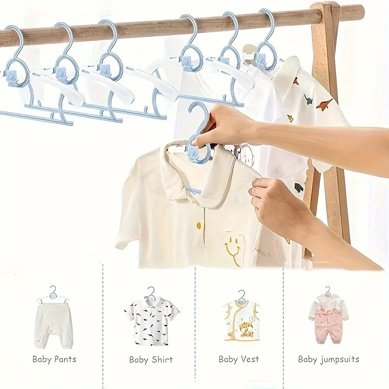 30 قطعة من شماعات ملابس الأطفا - مراجعة Baby Clothing Drying Rack وسعره