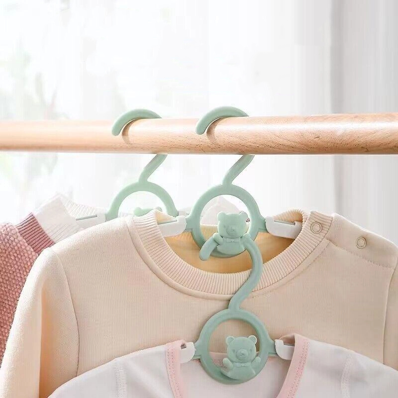 10 قطع جديدة من شماعات ملابس ا - مراجعة Baby Clothing Drying Rack وسعره