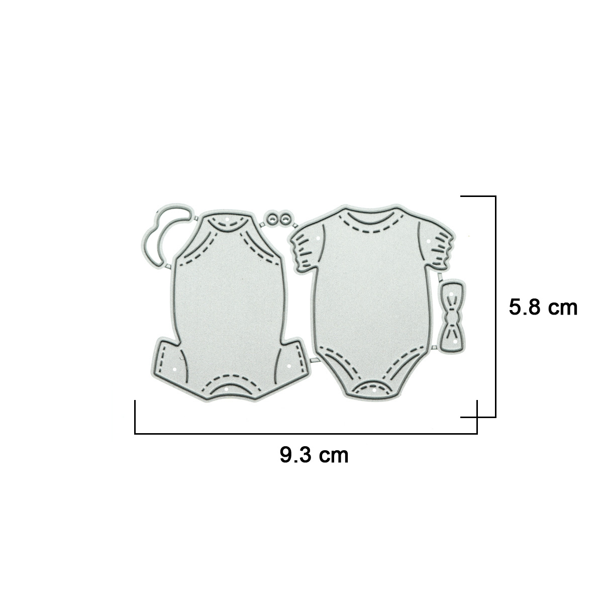 قطع معدنية يموت ملابس الطفل رو - مراجعة Baby Clothing Patterns وسعره